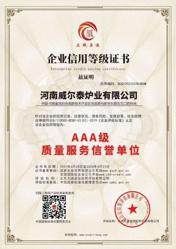 質(zhì)量服務信譽單位